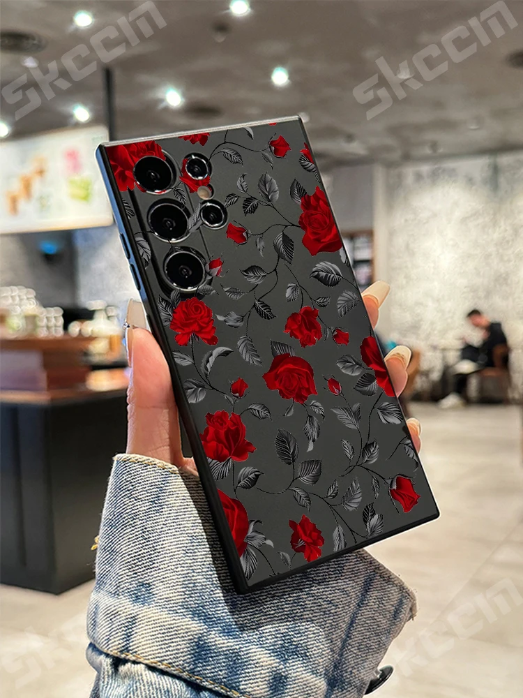 Chic Retro Rose Design Phone Case Cover