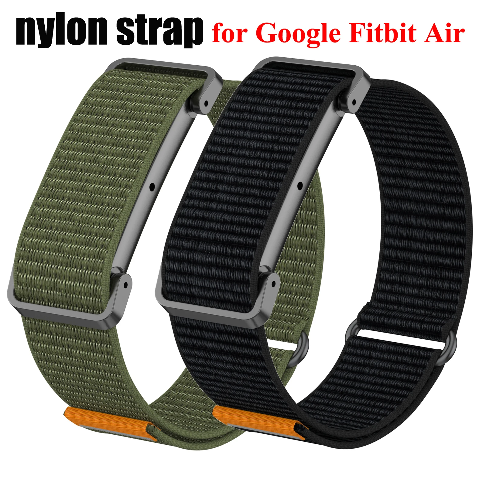 Breathable Nylon Sport Strap Replacement for Fitbit Air Screenless Activity Tracker