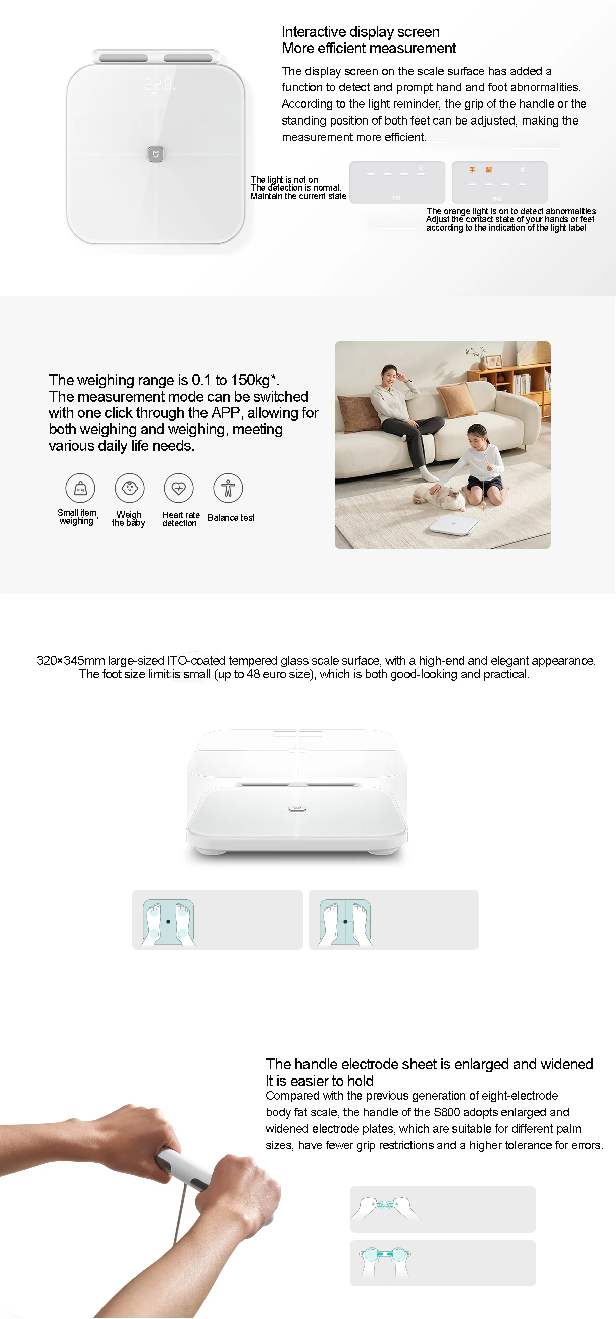 Xiaomi Mijia S800 Smart Body Fat Scale description image 3