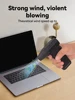 Mini Air Blower With Extra Nozzle 130000RPM Turbo Jet Fan Wind Speed 52m/s Electric Blower Multifunctional Blowing Dust Dryer 2