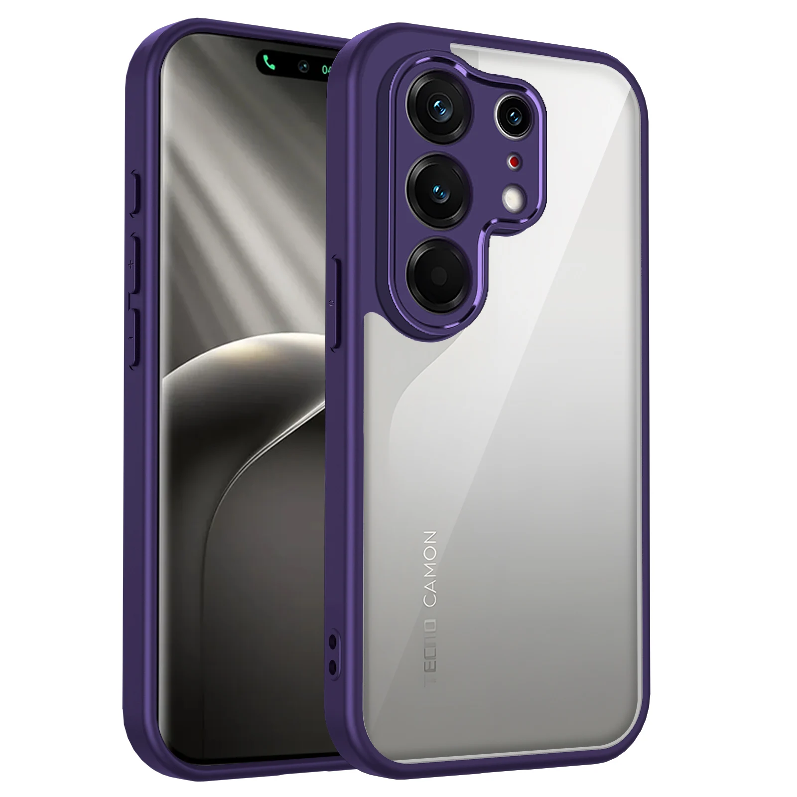Tecno Camon 50 Ultra Protective Air Cushion Clear Matte Back Cover Case