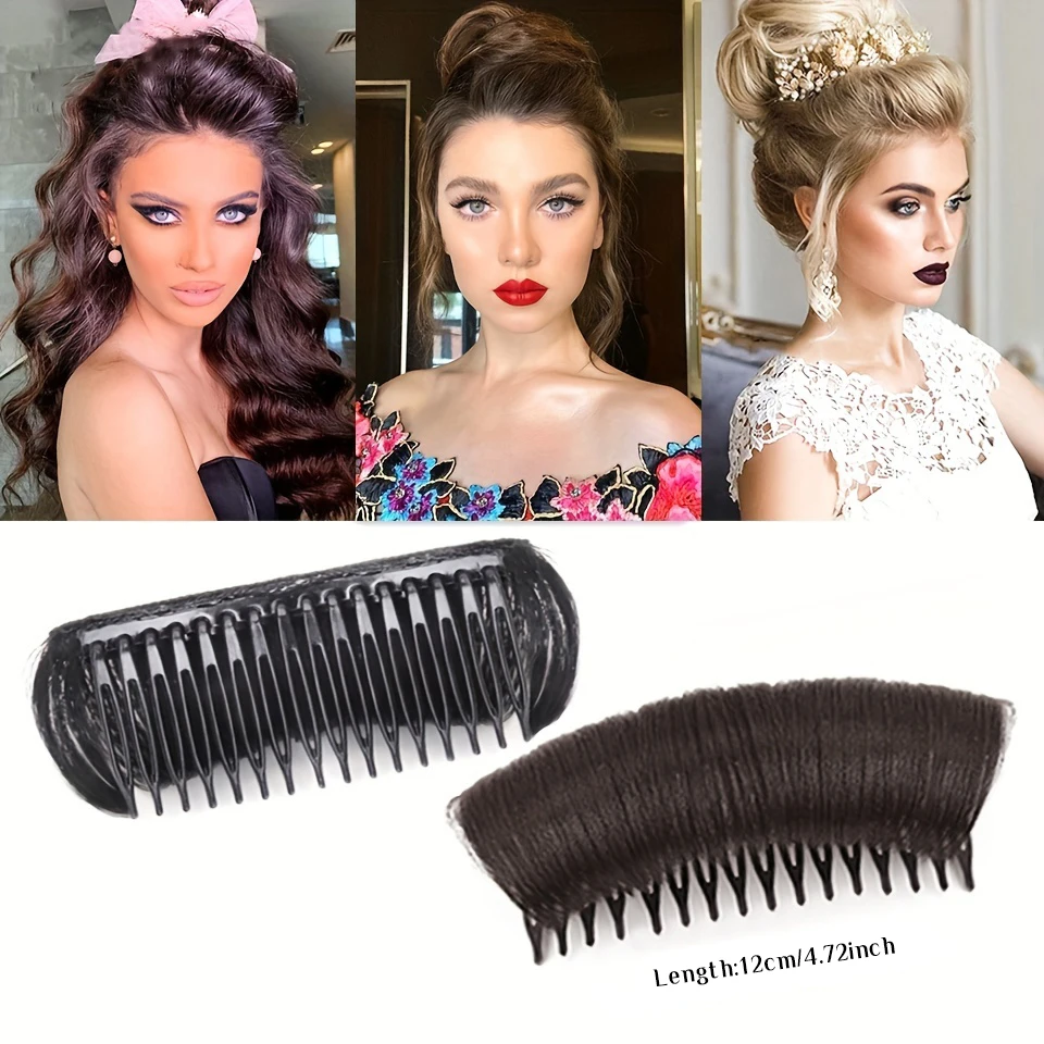 OLACARE Synthetic Bangs Hair Clip in Bangs Hair Extensions Bang Copper Fake Bangs Fringe with Temples for Women Daily