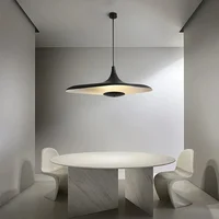 Italian Postmodern Irregular Nordic LED Chandelier for Living Dining Room Bedroom Exhibition Hanging Lamp Black Decor Lights 1
