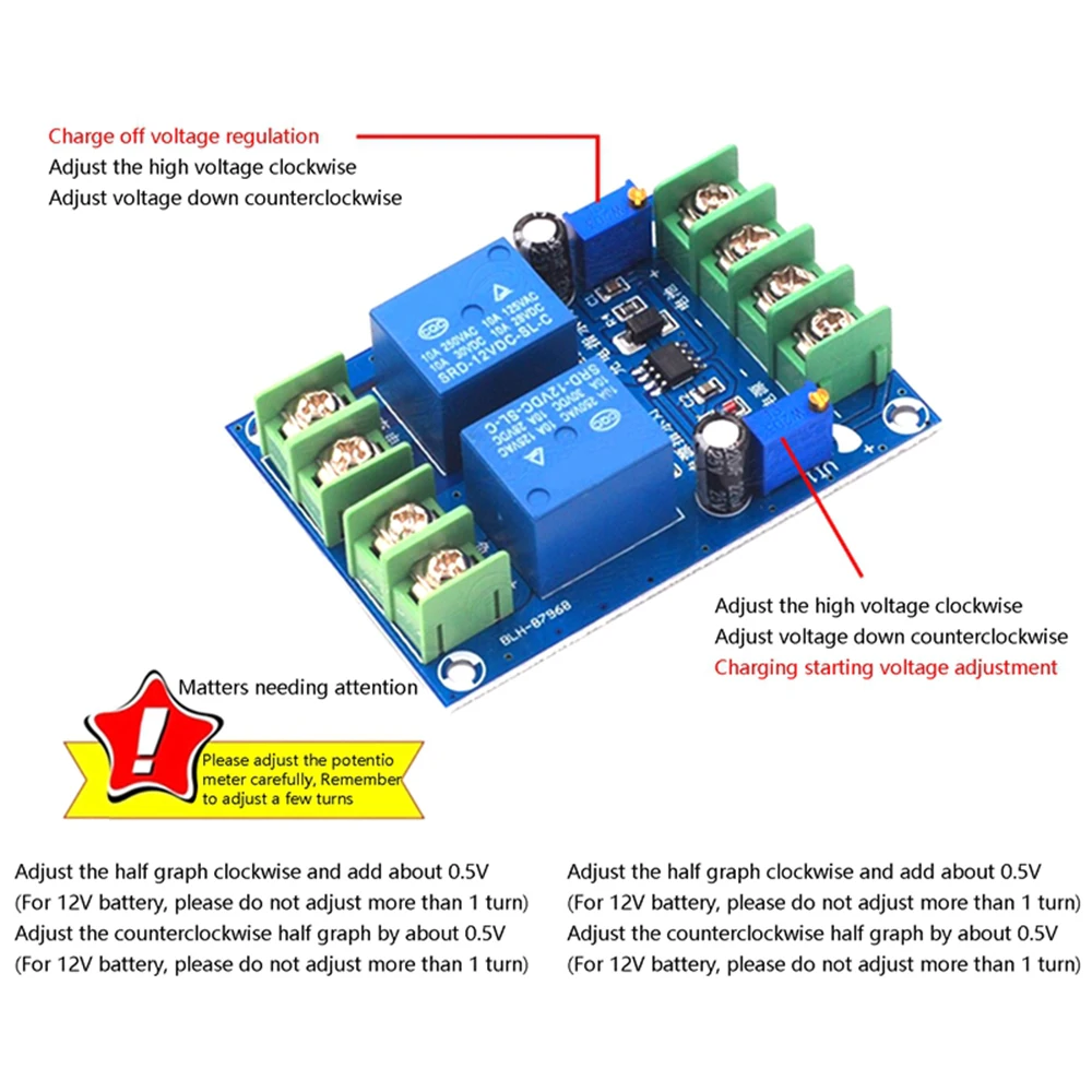 12v 10a Emergency Power Supply Charging Switch Controller - Dc