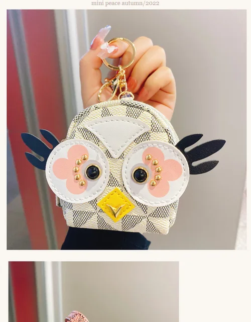 Kawaii LuLu Vegan Leather Owl Mini Backpack Coin / Wallet With Keychai – 💎  Glitterati Sparkle 💎