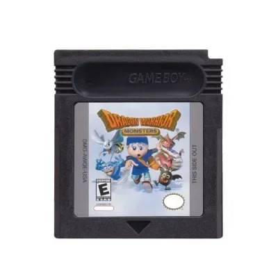 Crystal Clear Greenboy Creepy Black 16-Bit Game Cartridge