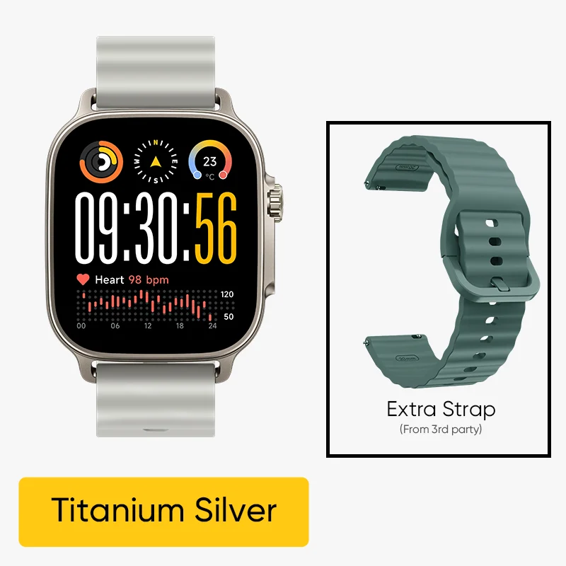 Watch 5 Silver-Green