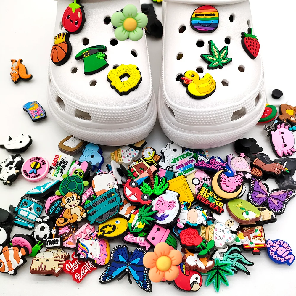 Random Rubber Charms Metal Charms for Crocs 