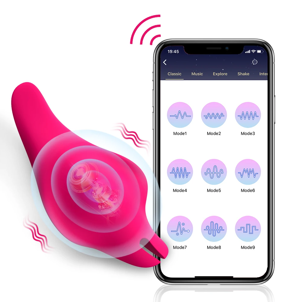 Tanio 2022 kontrola aplikacji wibrator zabawki erotyczne dla kobiet bezprzewodowa kula stożkowa sklep