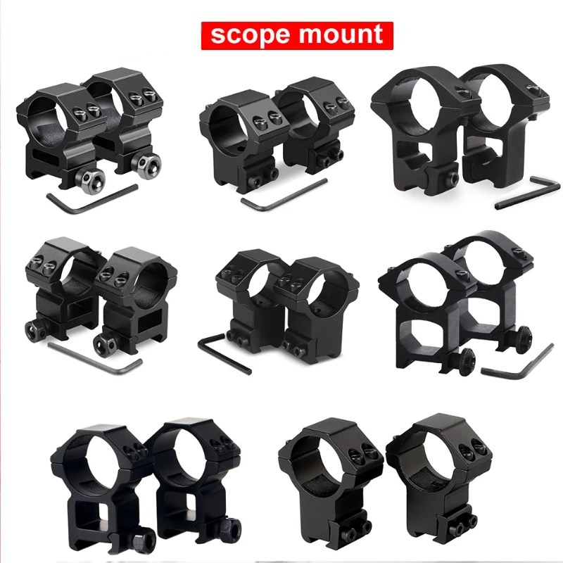 30mm/25.4mm Riflescope Mount Ring Weaver 11mm/20mm Dovetail Picatinny Rail Adapter Profile Rifle Weaver Scope Hunting Mount rifle scope mount ring rifle scope mount rail adapter scope mount adapter