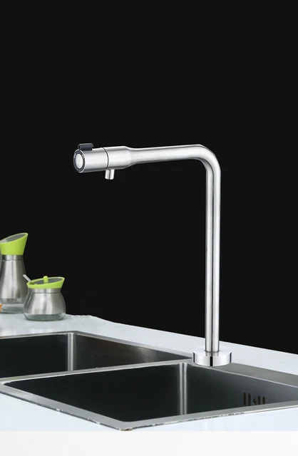 Rubinetto Depuratore Acqua 1/4'' Acciaio Inox - Girevole 360° Per Cucina | Compatibile Con Osmosi Inversa E Filtri Acqua | Facile Installazione - Foto 7