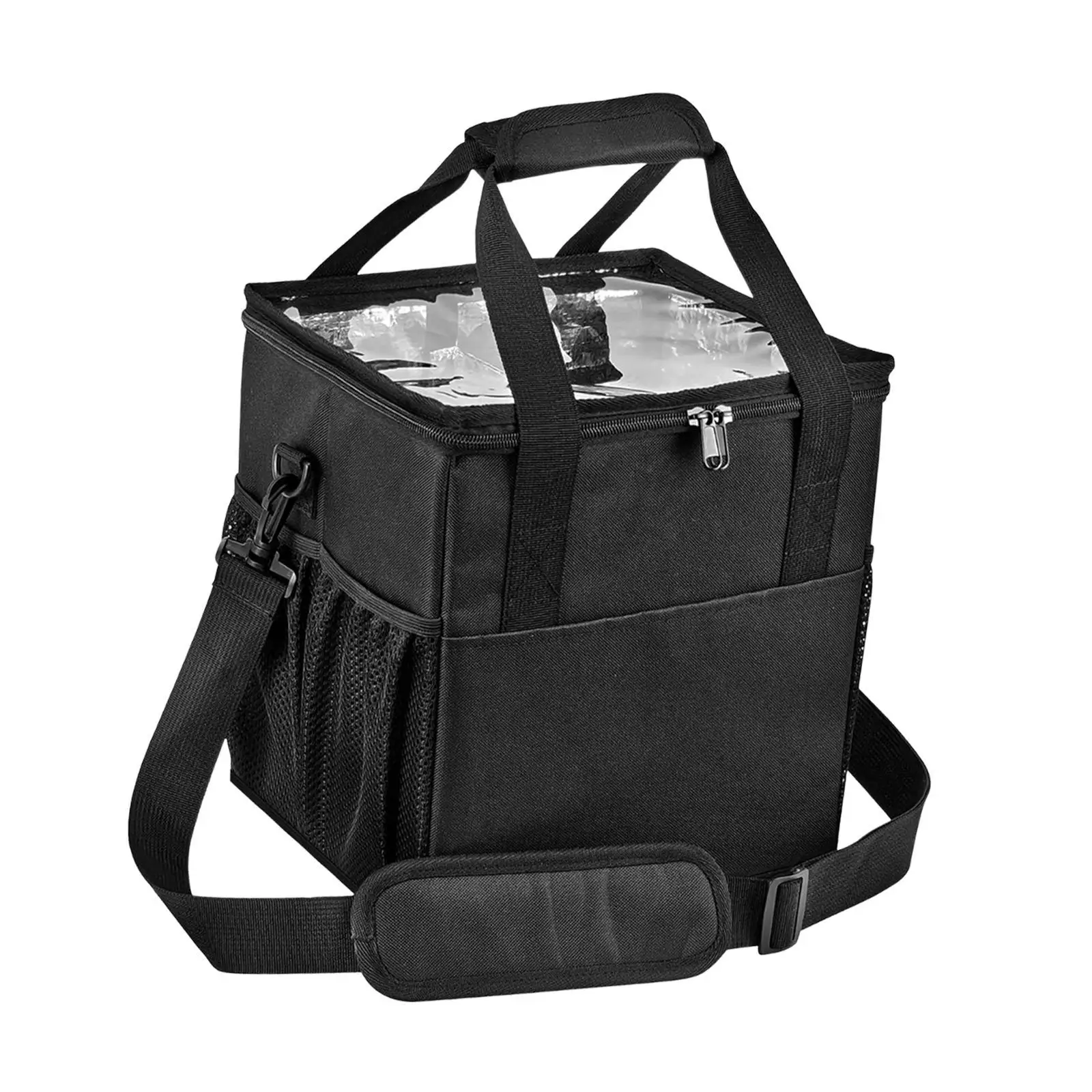 4 Cups Drink Carrier Drink Holder Waterproof Nylon Lightweight Beverage Holder Water Bottle Bag for Outdoor Commute Daily Use