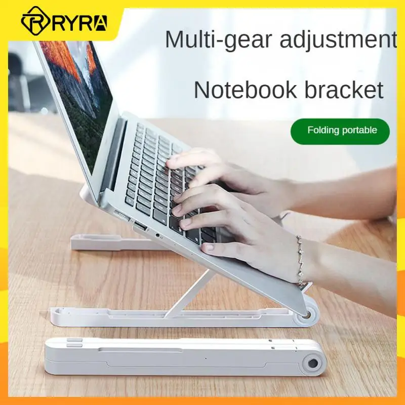 

RYRA Multifunctional Foldable Laptop Stand Adjustable Height Notebook Tablet Stand Desktop Fast Heat Dissipation Holder Bracket