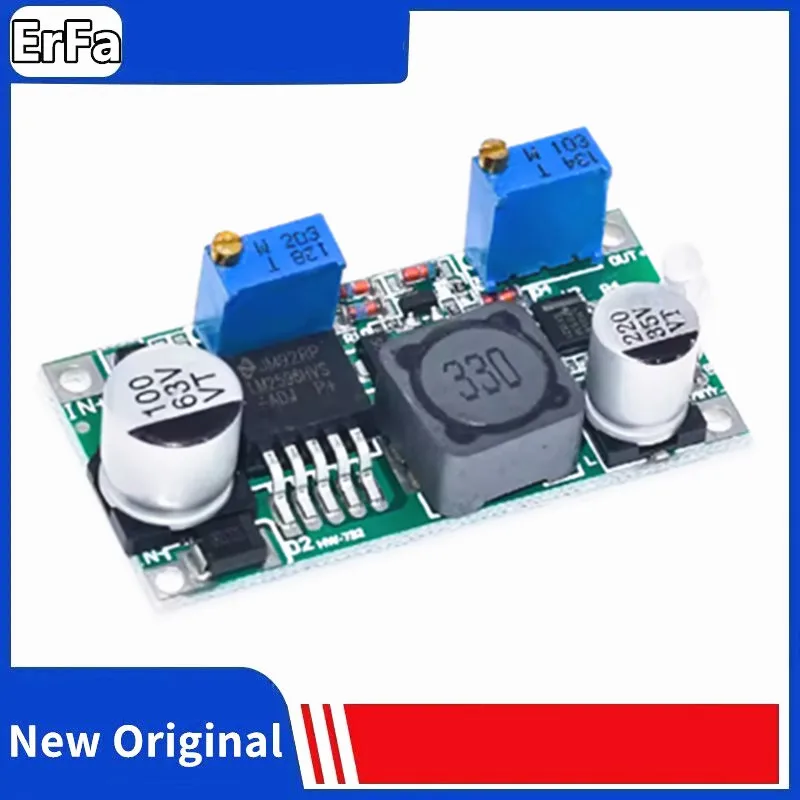 

DC-DC LM2596HVS 60V 3A Buck Constant Current/Voltage CC CV Step-Down Module LED Indicator High Frequency Conversion