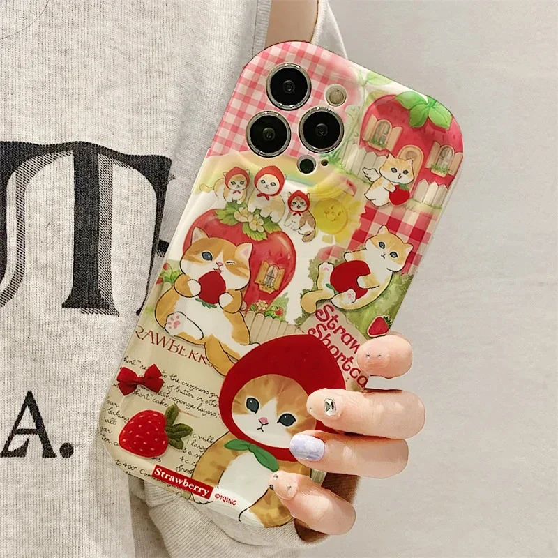 Cute Style Black Cat Design Phone Case
