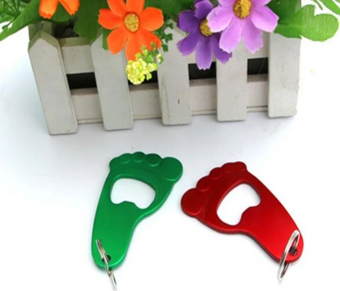 

500 шт./лот металлическая открывалка для бутылок в форме слепка, брелок для ключей с пивом на заказ, открывалка для бутылок