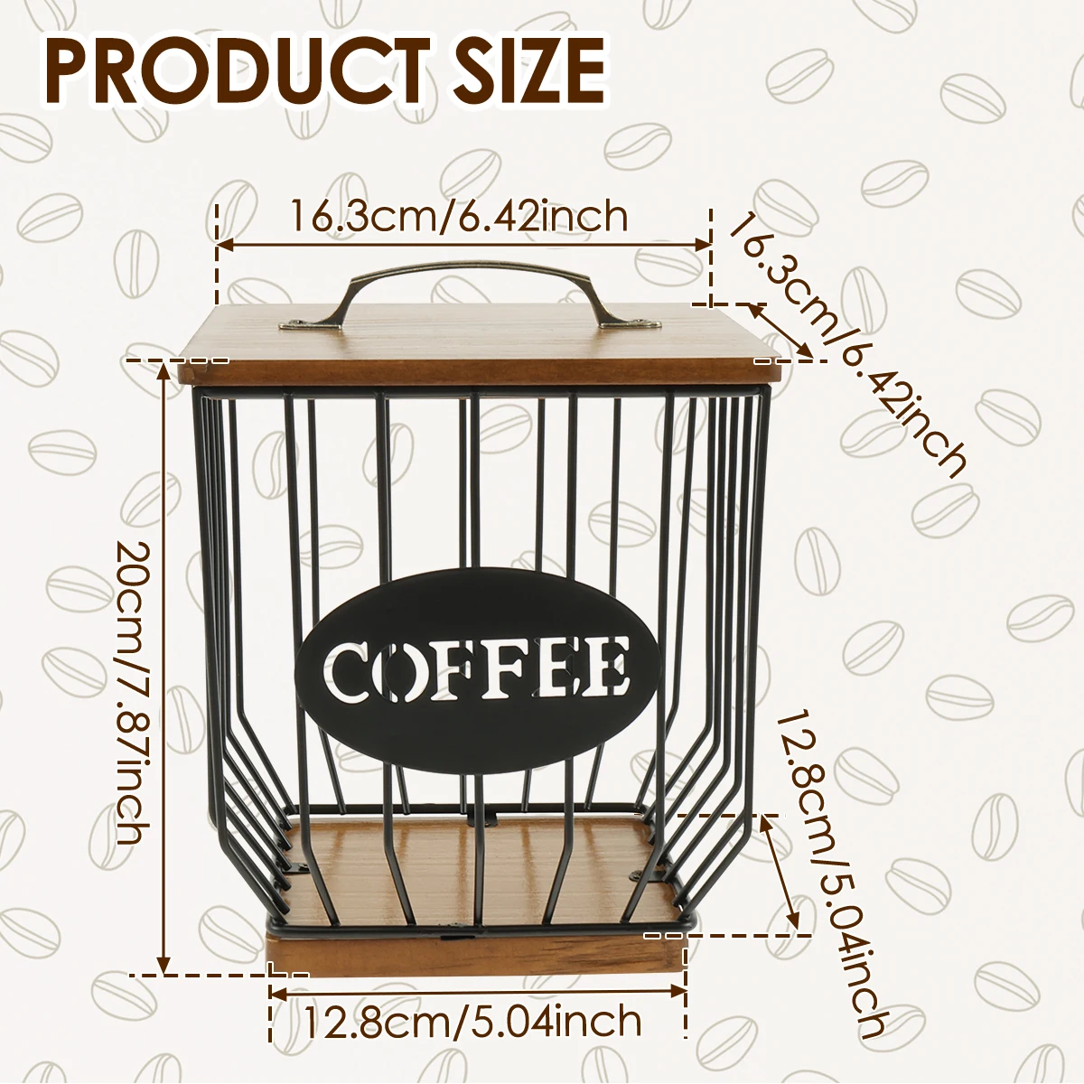 Cup Holder K Cup Measurements K Cup Holder Pcs Coffee Pod