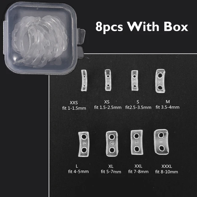 Baguier Mesure Doigt Français Ferma Anello Silicone 24 Pcs