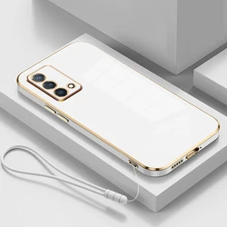 Custodia posteriore antiurto di lusso in metallo per Oppo A74 e F19 Series