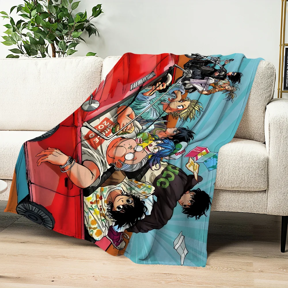 Anime Sakamoto Days Cool Blanket Skin friendly comfort warm soft plush blanket suitable sofa living room office bedroom 5