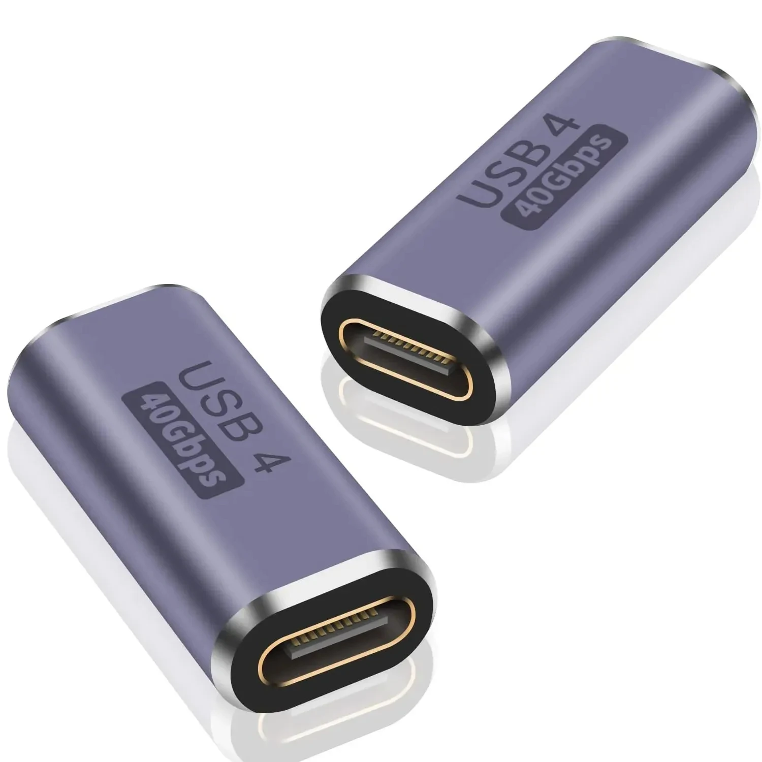

USB C Female to Female Coupler 40Gbps 3.2 OTG Adapter Coupler Extender 8K Video 100W Fast Charging for USB4 Cable Thunderbolt 4