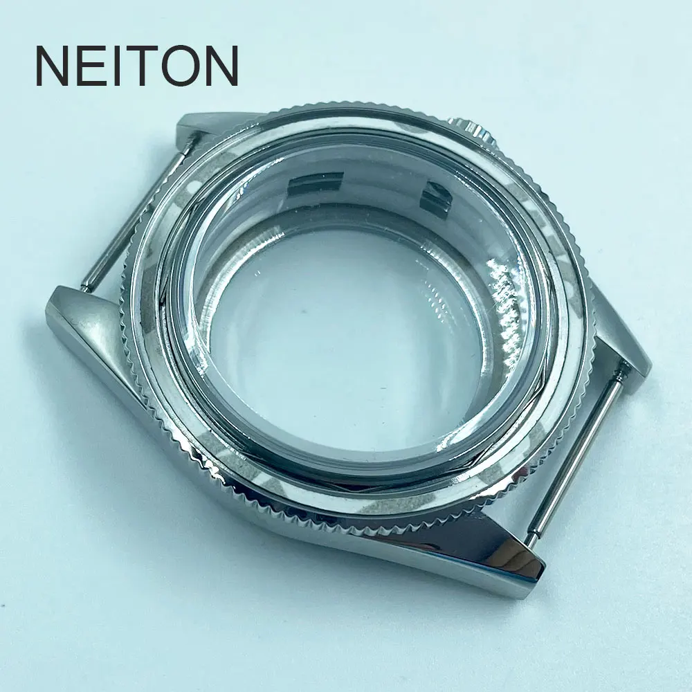 NEITON 41mm Stainless Steel Case Sapphire Glass Fit ETA 2836