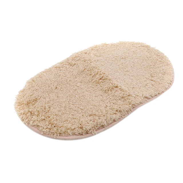 Tappetini da bagno con assorbimento d'acqua morbido Tappeto per porta del pavimento del WC Tappeti spessi Tappetini da bagno antiscivolo Tappetino da bagno in memory foam Tappetini ellittici 6