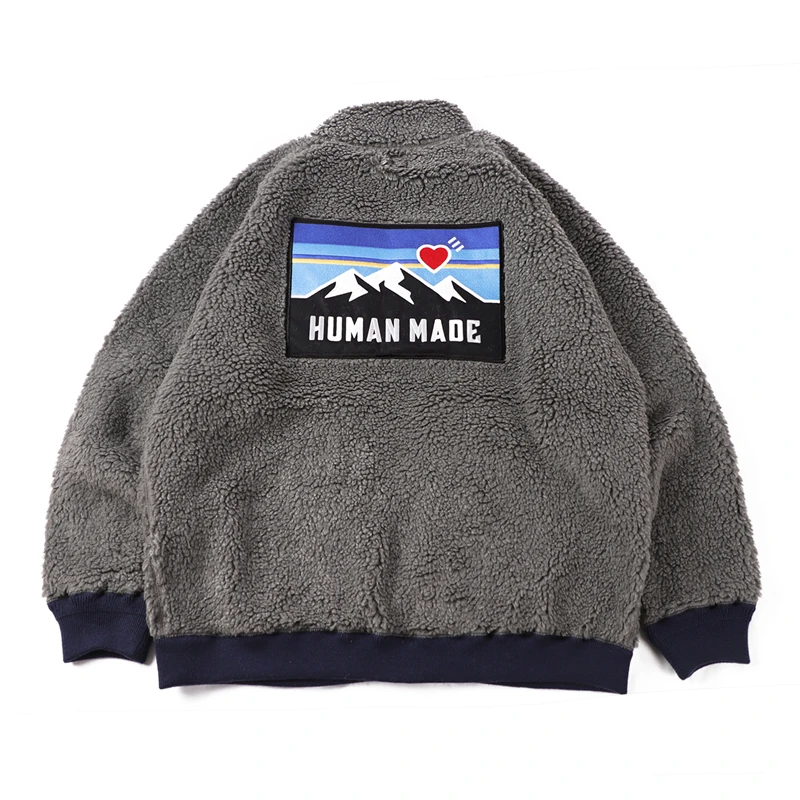 24FW HUMAN MADE Heart Fleece Jacket Blue 24FW HUMAN MADE Heart Fleece Jacket Blue