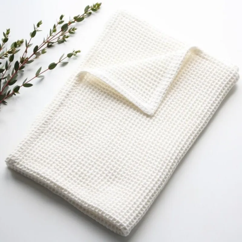 Waffle Baby Blanket for Boys Girls Newborn Summer Baby Swaddle Wrap Receiving Blankets Cotton Toddler Bath Towel Bed Crib Quilts