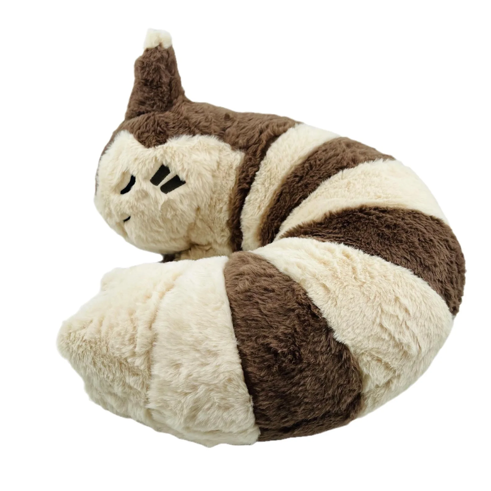 45cm Großes Niedliches Furret Plüschtier Nackenkissen Weiches Kuschelkissen Weiche Stoffpuppe Schlaf-Langkörperkissen Schlafzimmer-Deko Geschenke – Detail 6