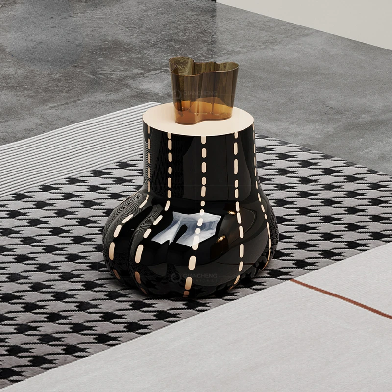 

Pumpkin Coffee Table Living Room High-End Affordable Luxury Modern Designer Creative Tea Table Sofa and Tea Table Side Table
