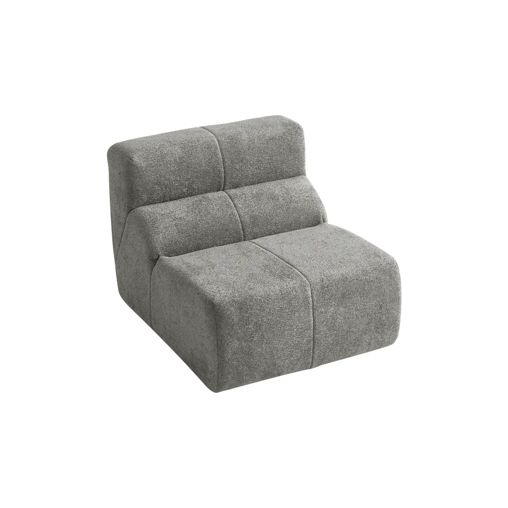 Luxuriöser Einzelsofastuhl aus weichem Regentropfen-Samt mit ergonomischem Design für Wohnzimmer, Büros und kleine Wohnungen – Detail 22