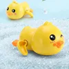 Summer Bathroom Baby Bathing Toy Duck Chain Children's Water Play Set Bathroom Baby Clocking Yellow Duck Infant Newborn 4