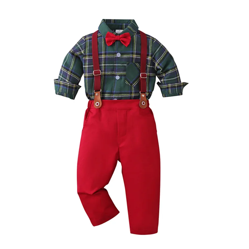 

Wholesale British Gentleman Two-Piece Suit Spring and Autumn Boys' Suit