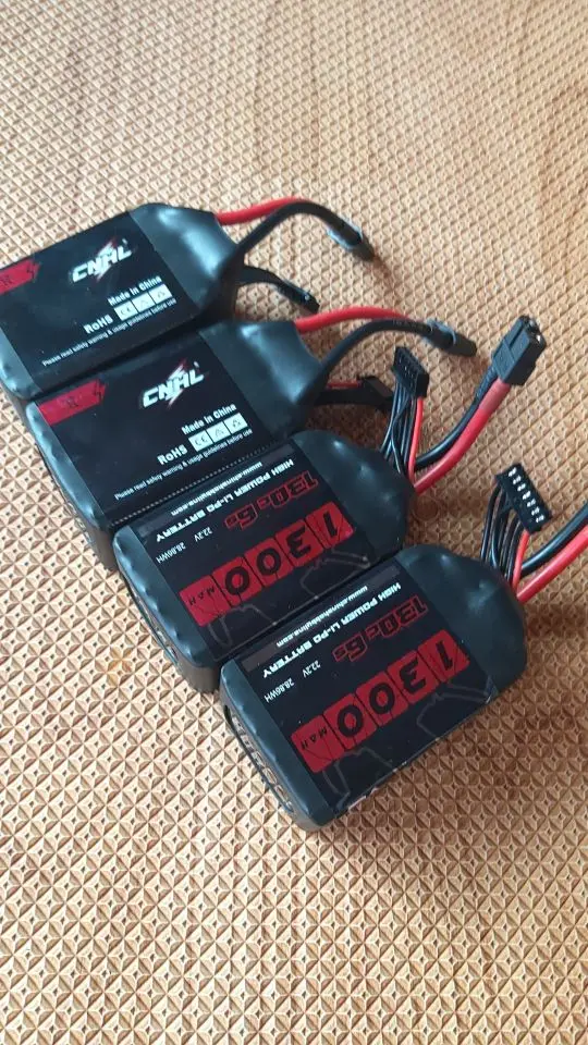 2PCS CNHL 6S 22.2V Lipo Battery 1300mah 1500mah 130C with XT60 Plug For Quadcopter Drone Airplane RC FPV Helicopter Hobby photo review
