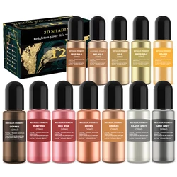 Epoxy Resin Pigment Set - Vibrant Liquid Coloring Agent (Style B03 Set 12pcs)