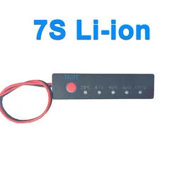 Battery Capacity Indicator Meter with Power Level Display (7S Li - ion)
