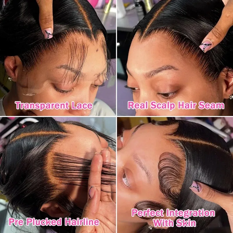 32 Inch Straight 100% Human Hair - Natural Color Silky Smooth No Tangle No Shedding Premium Extensions