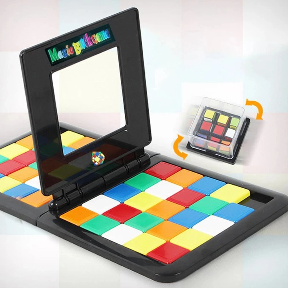 Kids Color Battle Square Race Game Parent-Child Square Desktop Puzzles Learning Educational Toys Anti Stress Boys Girls Gifts educational toys
