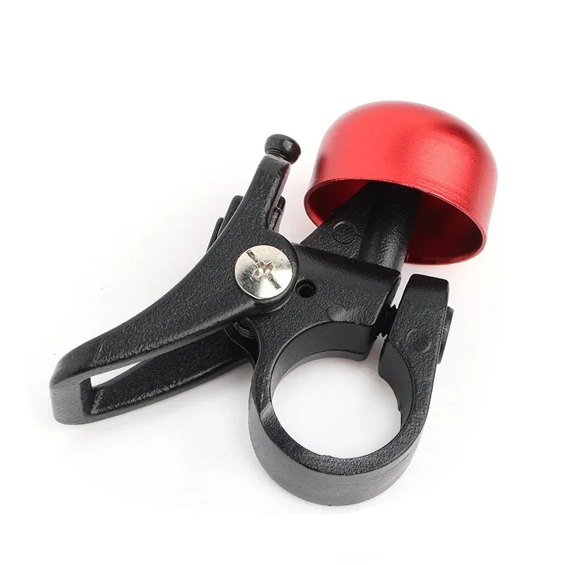 Bell Horn Ring for Xiaomi Electric Scooter Mi 3 PRO M365 1S with Quick Release Mount Whole Body Aluminum Alloy Red Cap