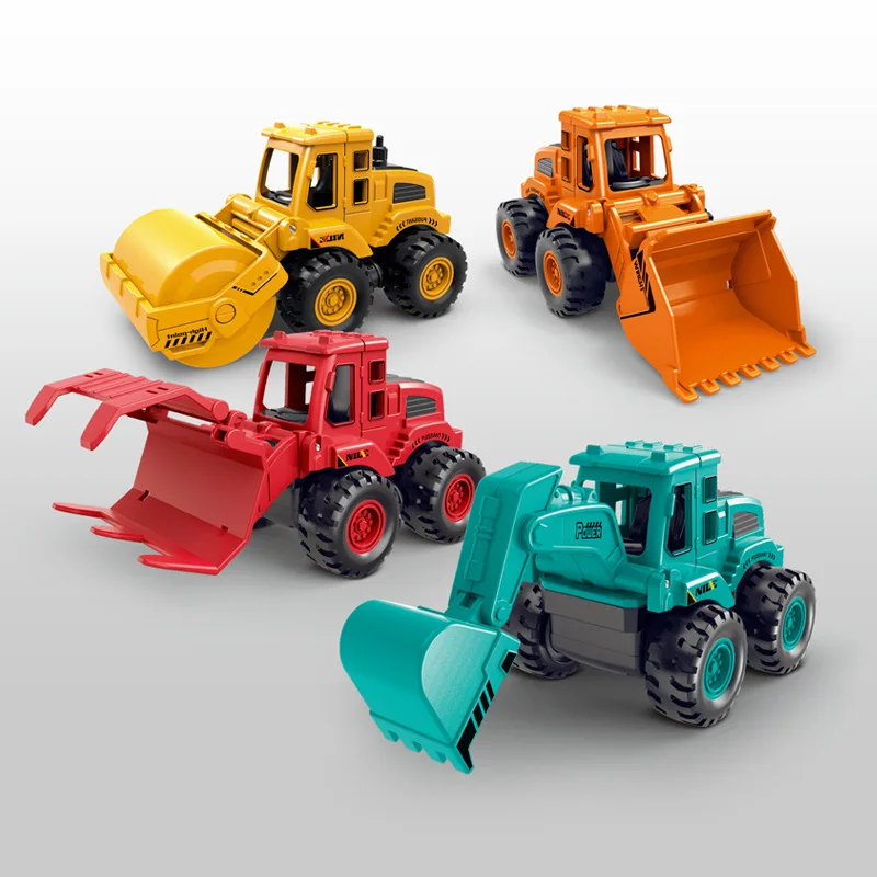 Kids Beach Bag 4 Piece Sandpit Set With Toy Wheel & Dump Truck Plastic Sand Shovels And Buckets_voghion.com