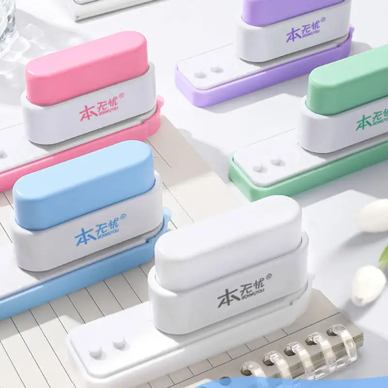 6mm 5-Hole Paper Punch Mini Portable Hand Account Hole Puncher
