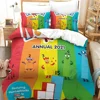 Cartoon Number-Blocks Bedding Set Duvet Cover Bed Set Quilt Cover Pillowcase Comforter King Queen Size Boys Adult 6