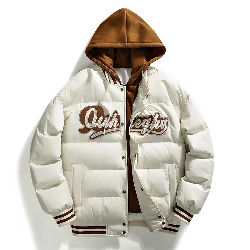 

Oversize Winter Parka Hood Jacket Men Print Coat Men Streetwear New Fashion Autumn Thick Warm Jackets Coats Male Clothes 6XL