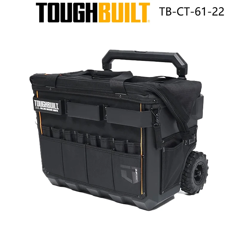 TOUGHBUILT TB-CT-61-14/18/22 Large/X-Large/XX-Large Massive Mouth Bag Durable Multi-Functional Waterproof Push-Pull Toolkit 3