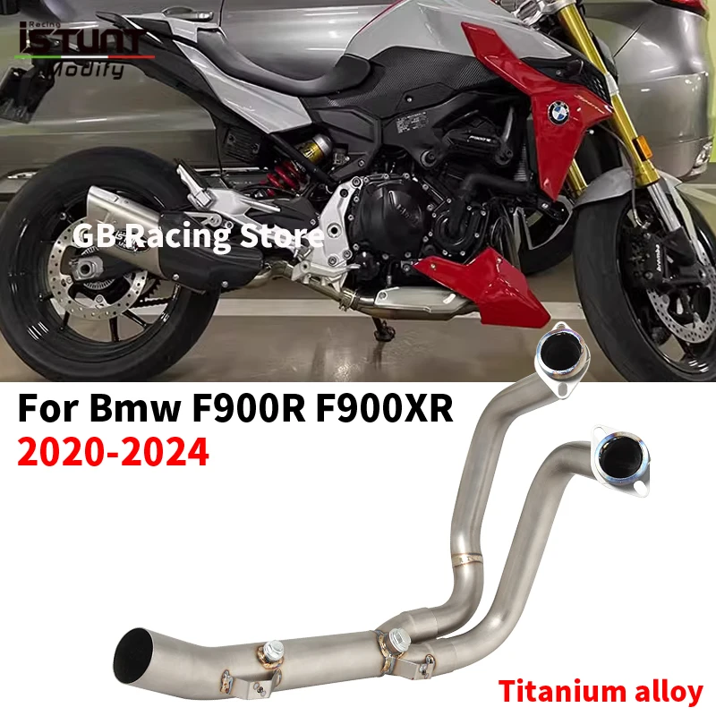 

Полная система выхлопных газов для Мотоцикла BMW F 900 R F900XR 2020-2024, титановый сплав, передняя звеньевая труба с защитой от ожогов