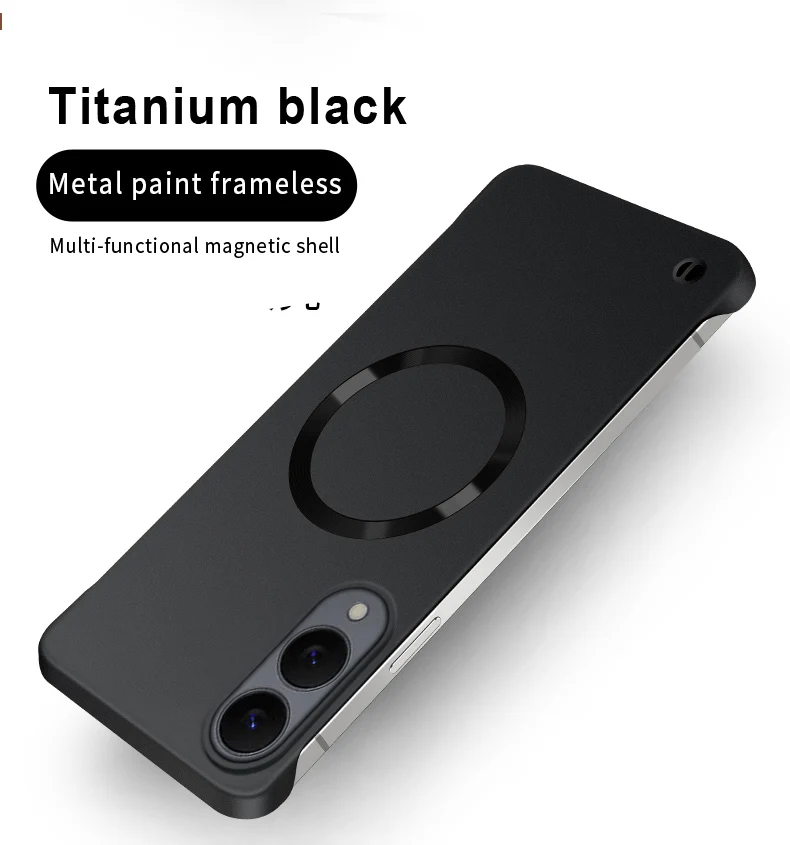 Matte Metall-Dünne PC Rahmenlose Magnetische Magsafe-Hüllen für Samsung S25 Edge FE S24 S23 S25 S26 Ultra S22 Plus A56 5G Armor Cover – Detail 23