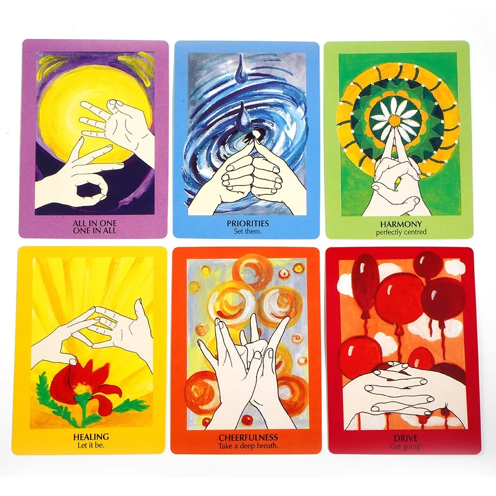 11*6.5cm Mudras for Body, Mind and Spirit: The Handy Course In Yoga [With 68 Cards for Practice]