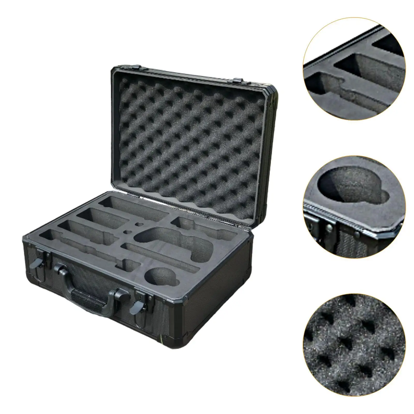 Travel Game Bag Soft Lining Hard Case for Controller Game Accessories Parts