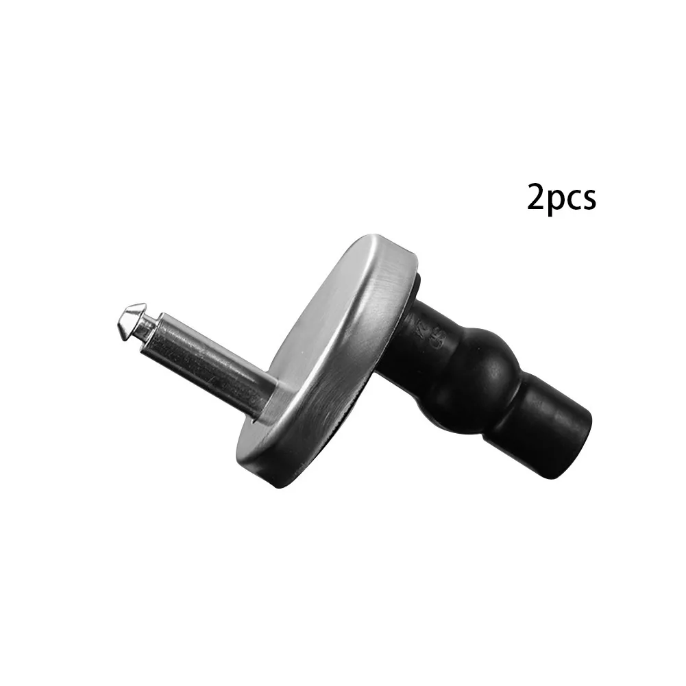 Toilet Seat Hinges Fixings Soft Release Quick Fit Replacement Universal Stainless Steel Toilet Seats Top Fix Hinge Hardware 2pcs toilet seat accessories toilet hinge replacement